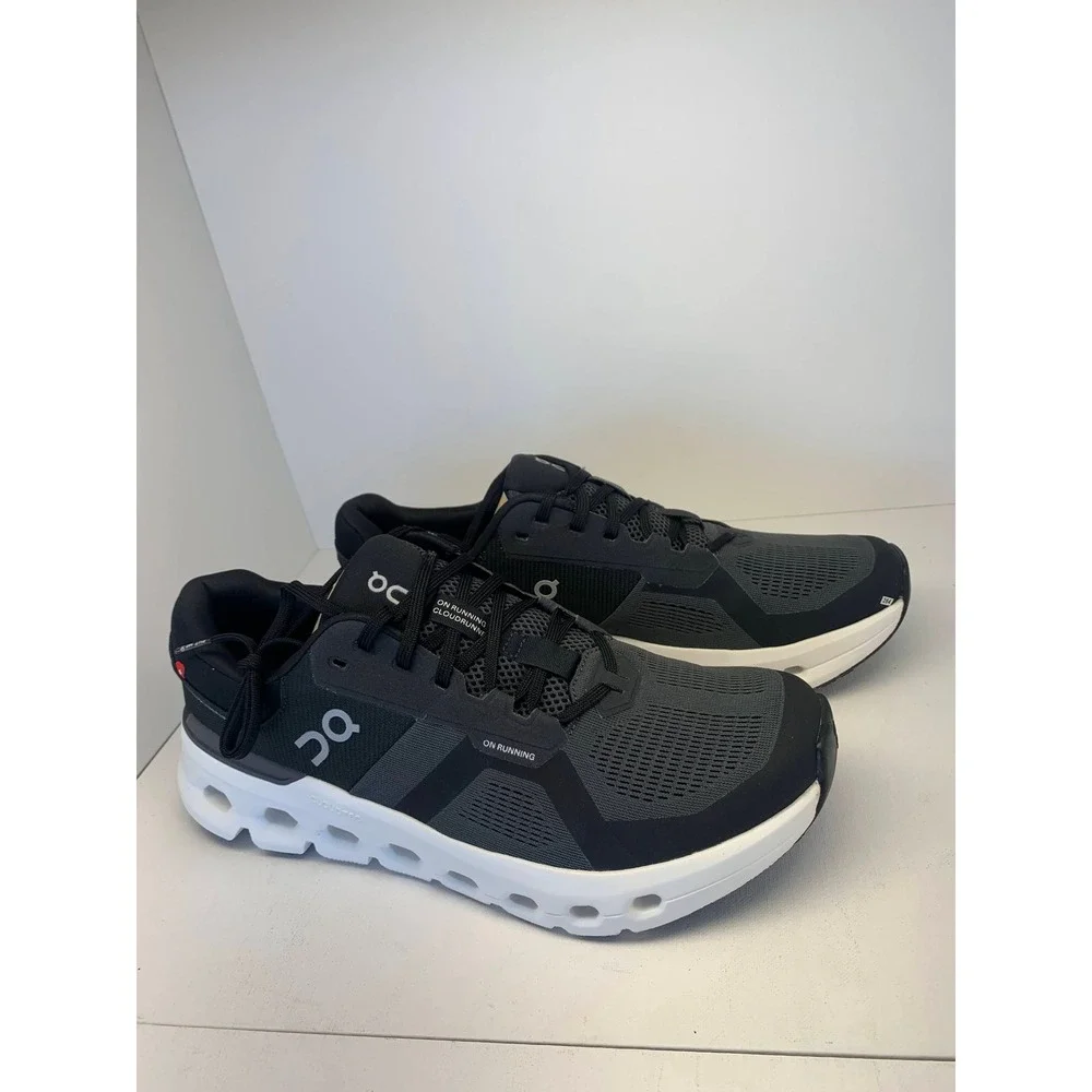 On Cloudrunner 2 Mens 11.5 Eclipse Black‎ Running Shoes Sneakers 3ME10140264 NEW
